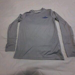 Fish N Vibe Men's Long Sleeve Sun Protection Performance Fishing Tee Size S